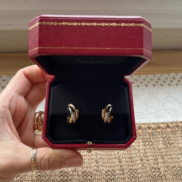 Cartier Trinity Earrings, Classic Model - Picture 2 of 3